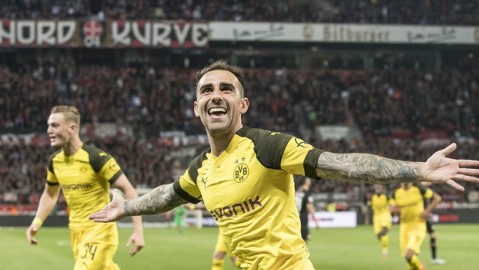 11月10日德甲第10轮斯图加特vs奥格斯堡 翁达夫梅开二度导演绝地反击